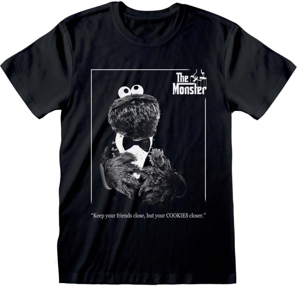 Sesamestreet Sesame Street - The Monster T-Shirt Black