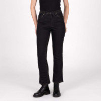 Knox Damen Motorrad Jeanshose Women'S Cartmel Kick Flare Short 69305 Black-Rust-XXL/18