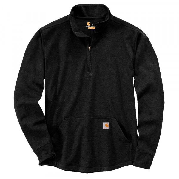 Carhartt Longsleeve Half Zip Thermal L/S T-Shirt Black