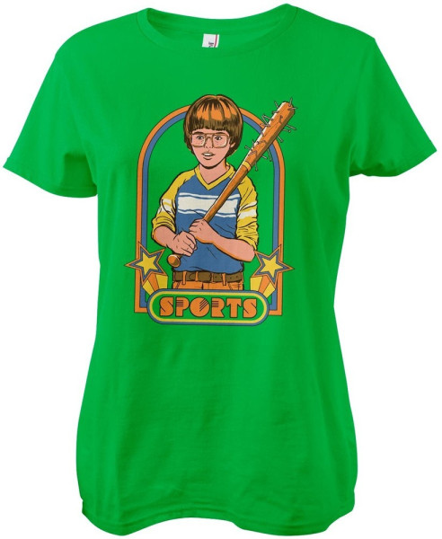 Steven Rhodes - Sports Girly Tee Damen T-Shirt Green