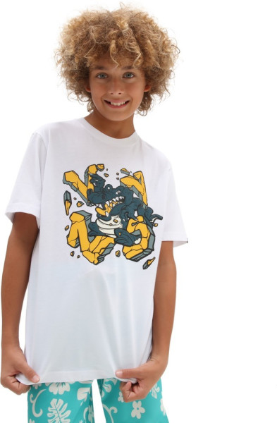 Vans Jungen Kids T-Shirt Gator Smash Ss White