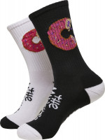 Cayler & Sons Munchies Socks 2-Pack Black/White