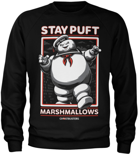 Ghostbusters Stay Puft Marshmallows Sweatshirt Black