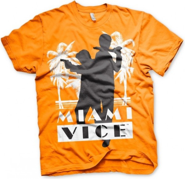 Miami Vice Silhuettes T-Shirt Orange