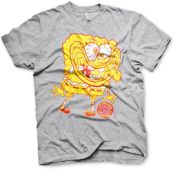 Spongebob Squarepants Weird T-Shirt Heather-Grey