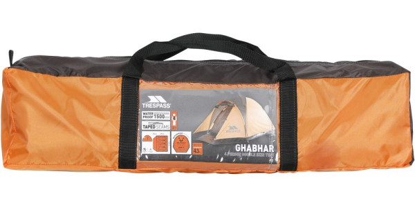 Trespass Camping Zubehör Ghabhar - 4 Man Double Skin Tent Sunset