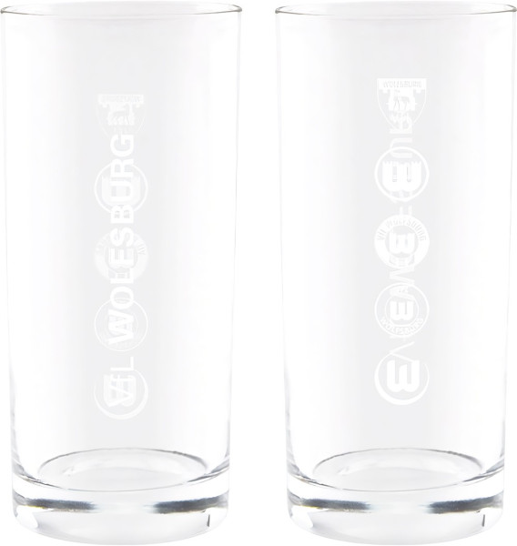 VfL Wolfsburg Schnapsglas Logohistorie 2er Set