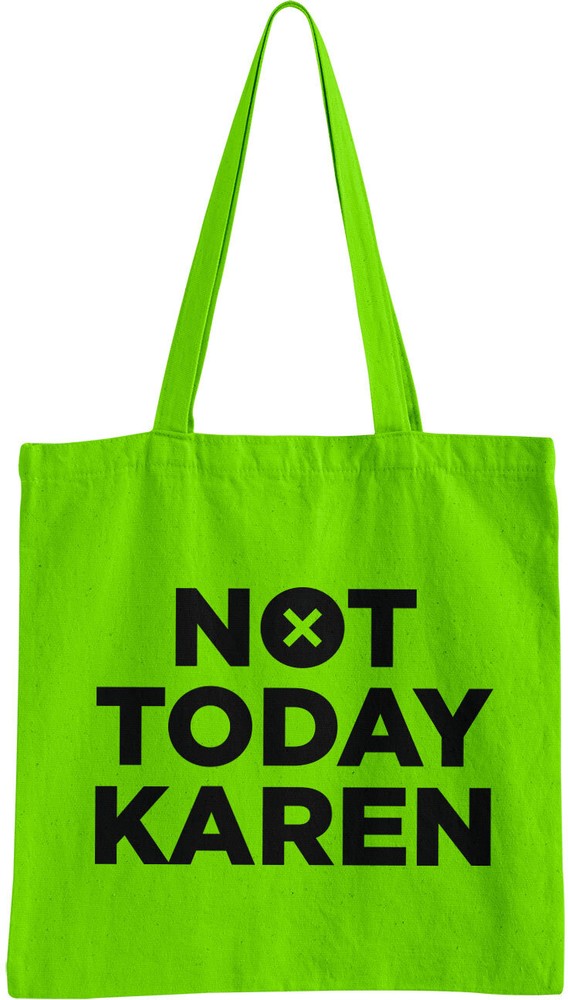 Hybris Not Today Karen Tote Bag Tragetasche Grün - Herren / Unisex