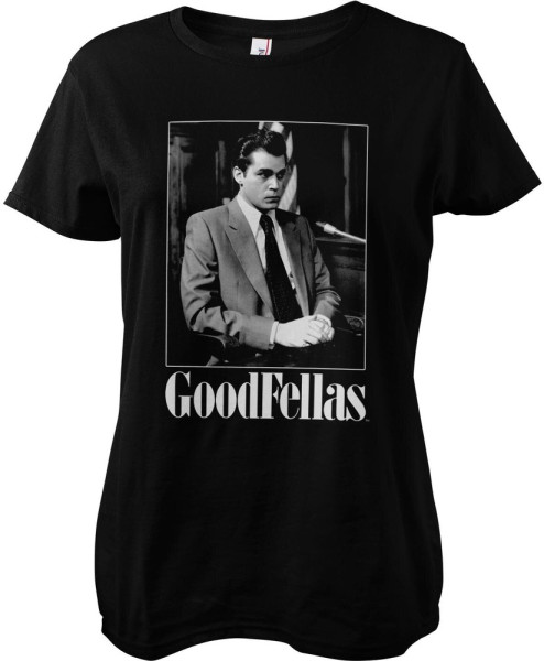 Goodfellas Hill in Court Girly Tee Damen T-Shirt Black