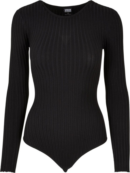 Urban Classics Damen Ladies Rib Knit Longsleeve Body