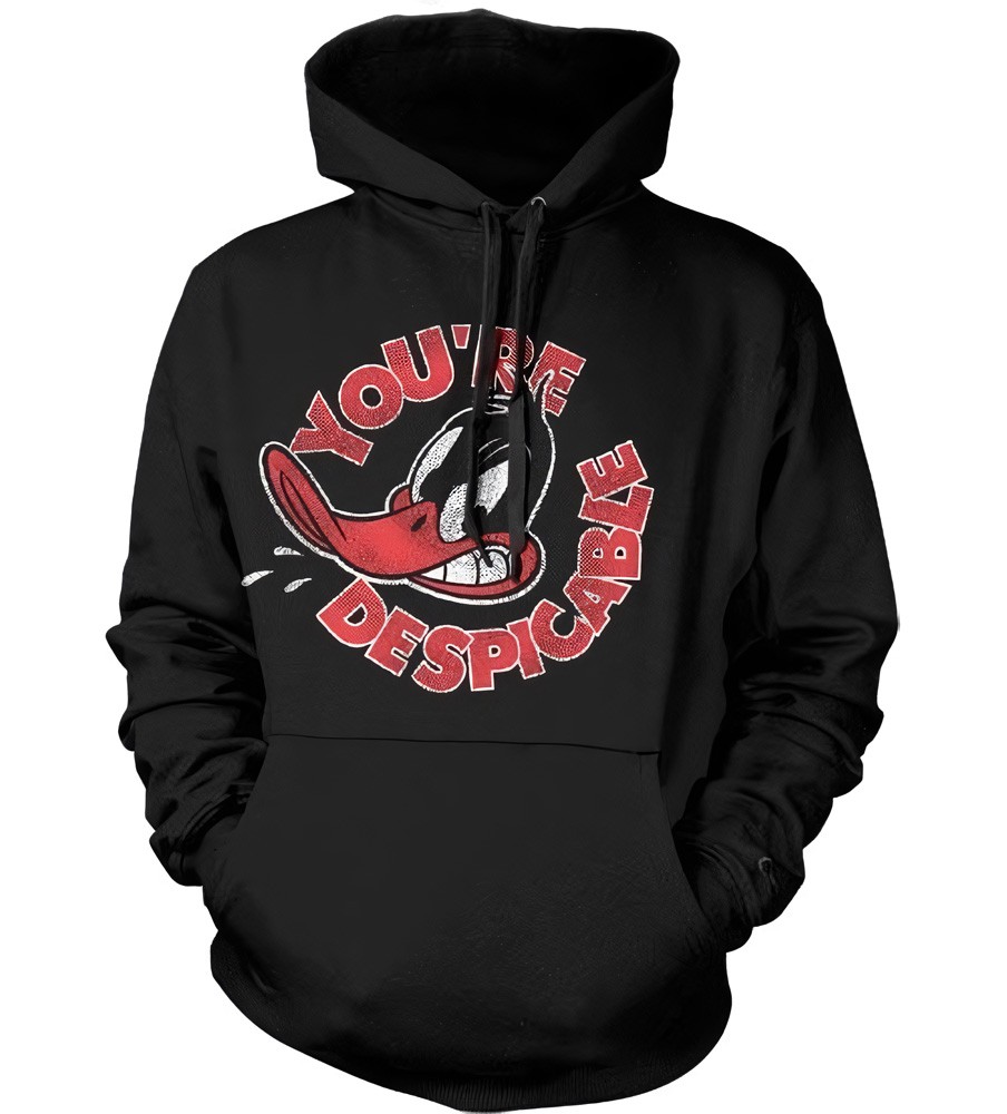 Looney Tunes Daffy Duck You're Despicable Hoodie Schwarz - Herren / Unisex