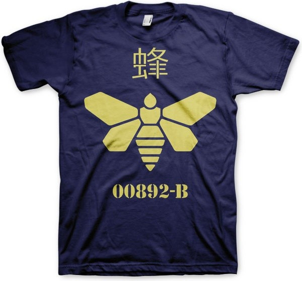 Breaking Bad Methlamine Barrel Bee T-Shirt Navy