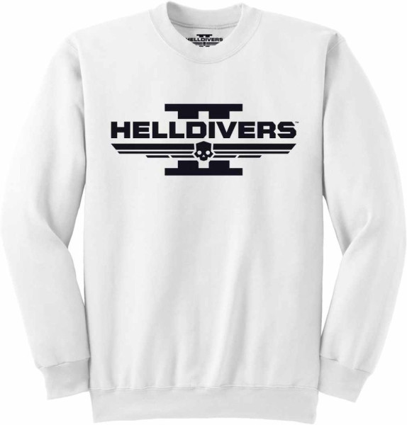 Helldivers 2 - Skull Logo Text Jungen Sweatshirt