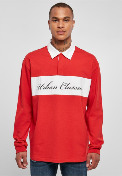 Urban Classics Oversized Rugby Longsleeve Hugered