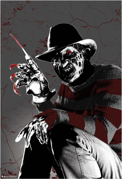A Nightmare On Elm Street Freddy Krueger Poster Multicolor