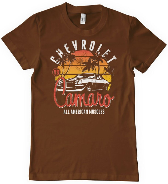 Camaro T-Shirt Chevrolet Sunset T-Shirt GM-1-CAM002-H76-10