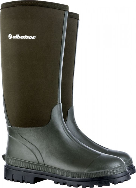 Albatros Gummistiefel Onyx Neoprenstiefel Grün