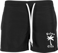 Mister Tee Badeshorts Palms Club Swimshorts Black