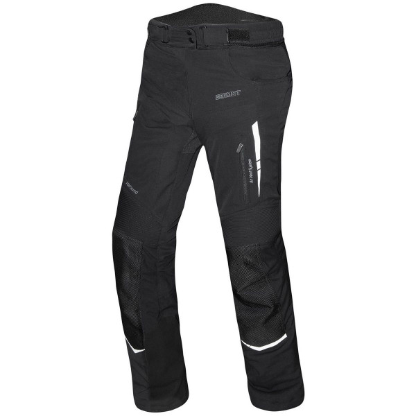 Germot Damen Motorrad Hose Textilhose Allround Kurz Schwarz