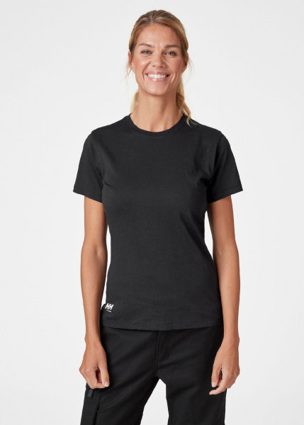 Helly Hansen Female Shirt 79163 W Manchester T-Shirt 990 Black