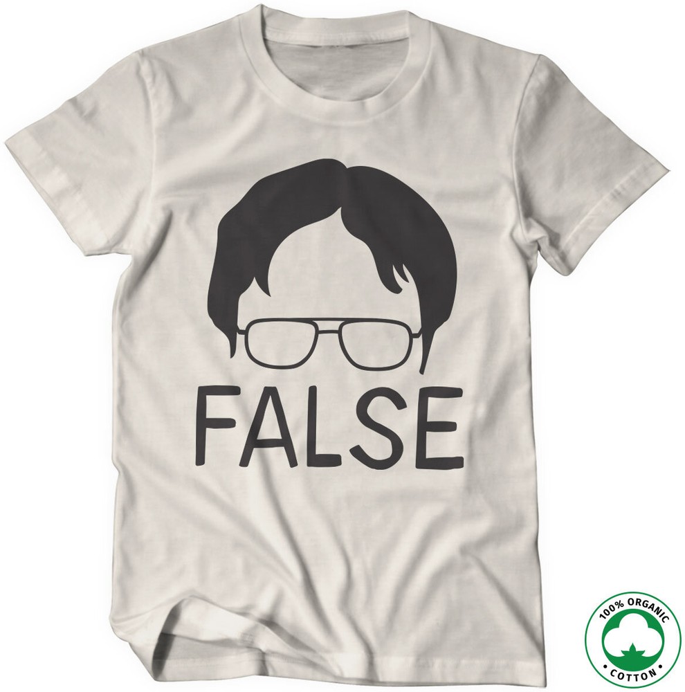 The Office False Organic T-Shirt Off-Weiß - Herren / Unisex