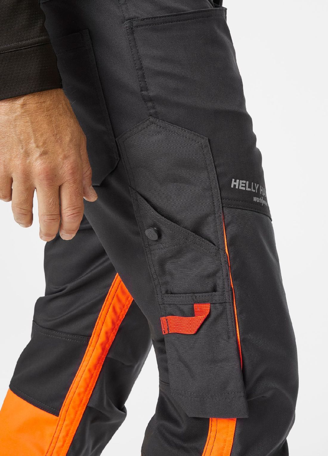 Helly Hansen Shorts/Pants 77410 Alna PANT CL 1 269 HV Orange/Charcoal 