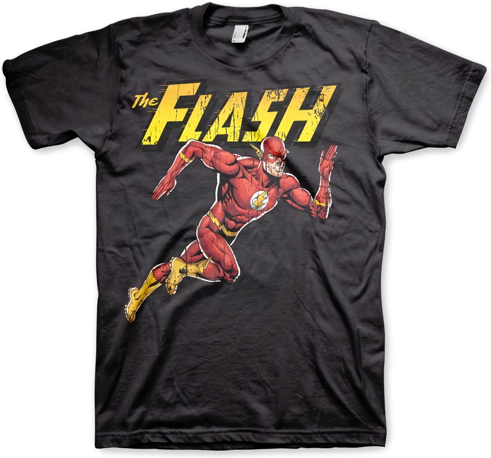 The Flash Running T-shirt Schwarz - Herren / Unisex