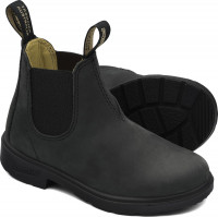 Blundstone Kinder Stiefel Boots #1325 Nubuck (Kids) Rustic Black