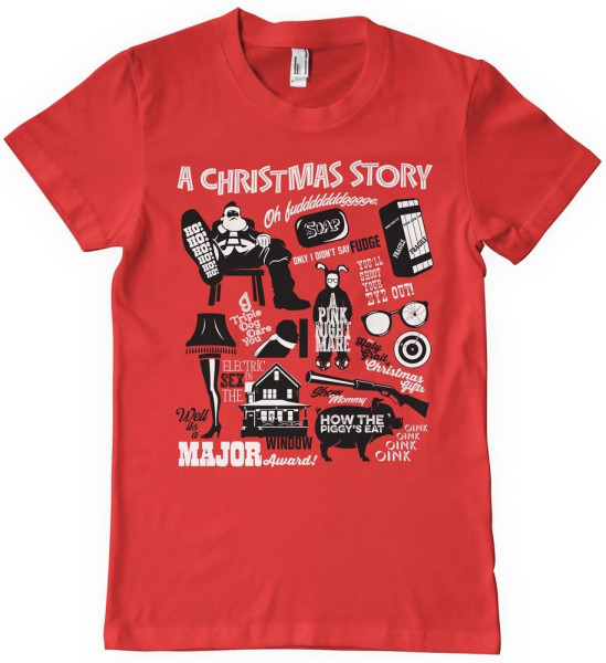 A Christmas Story T-Shirt Icons T-Shirt WB-1-ACS001-H77-13