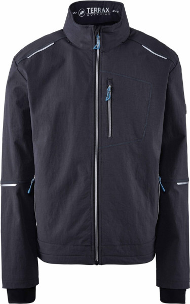 Terrax Workwear Stretch Arbeitsjacke Anthrazit/Pertrol