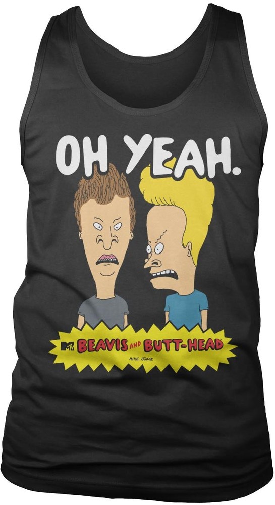 Beavis and Butt-Head Oh Yeah Tank Top Schwarz - Herren / Unisex