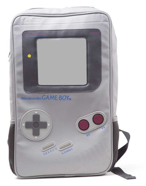 Nintendo Backpack Game Boy Shaped Grey