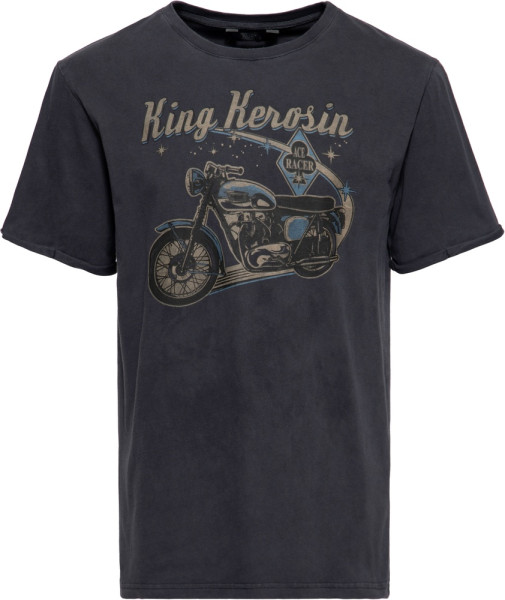 King Kerosin Oilwashed T-Shirt "Ace Racer" KKI31011
