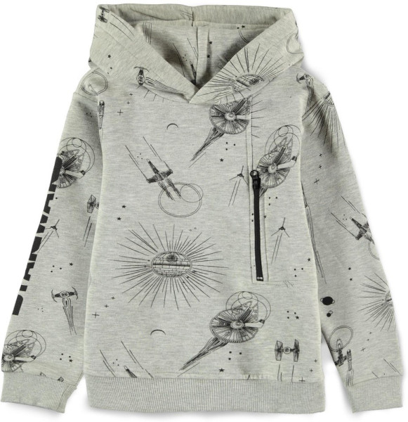 Star Wars - Boys AOP Hoodie Grey