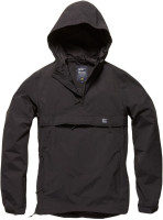 Vintage Industries Windbreaker Übergangsjacke Shooter Anorak Black Vintage Industries Windbreaker Übergangsjacke Shooter Anorak Black