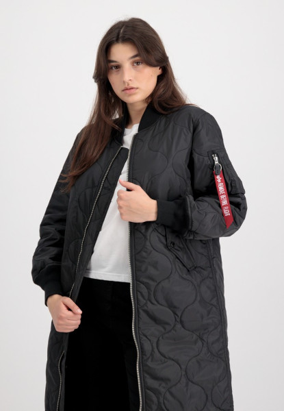 Alpha Industries Damen Mantel MA-1 ALS Coat Wmn Black