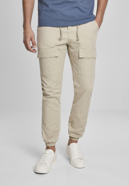 Urban Classics Trousers Front Pocket Cargo Jogging Pants Concrete