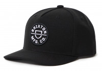 Brixton Cap Crest C MP Snapback Black