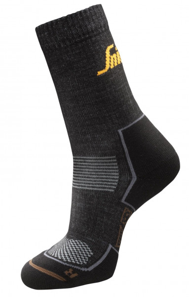 Snickers RuffWork CORDURA® Wollsocken 2-Pack Anthrazit-Schwarz