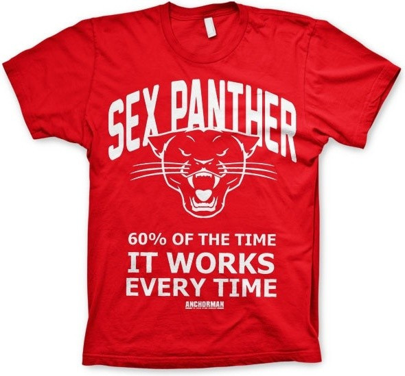 Anchorman Sex Panther T-Shirt Red