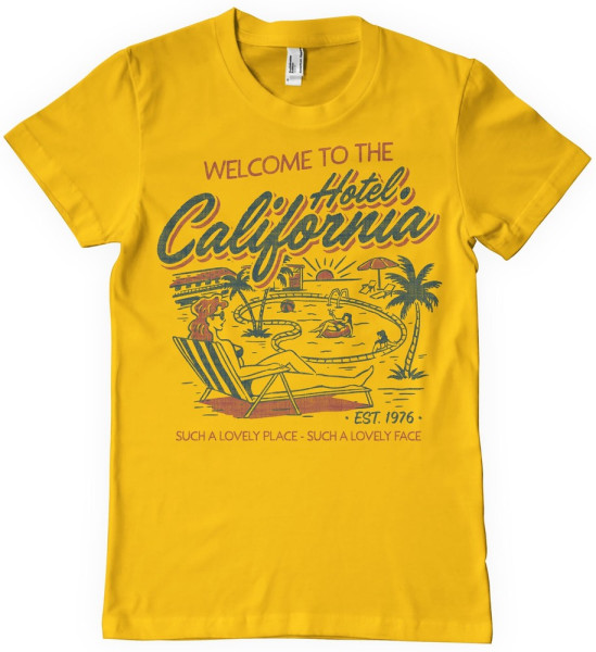 Hotel California T-Shirt Gold