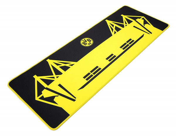 Borussia Dortmund BVB Gaming Mauspad XL 80x30cm Fussball 1. Bundesliga Yellow