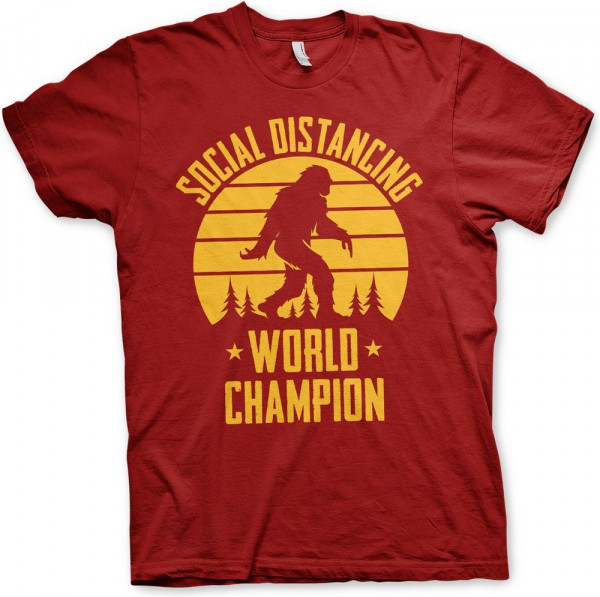 Hybris Social Distancing World Champion T-Shirt Tango-Red