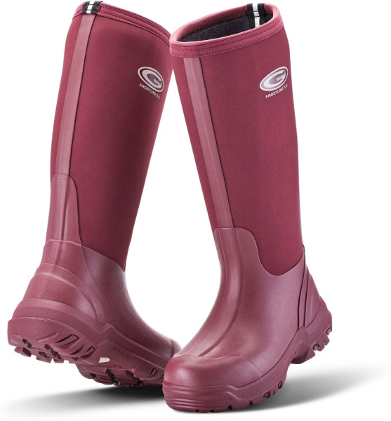 Grubs Damen Gummistiefel Frostline Classic Wellies Red