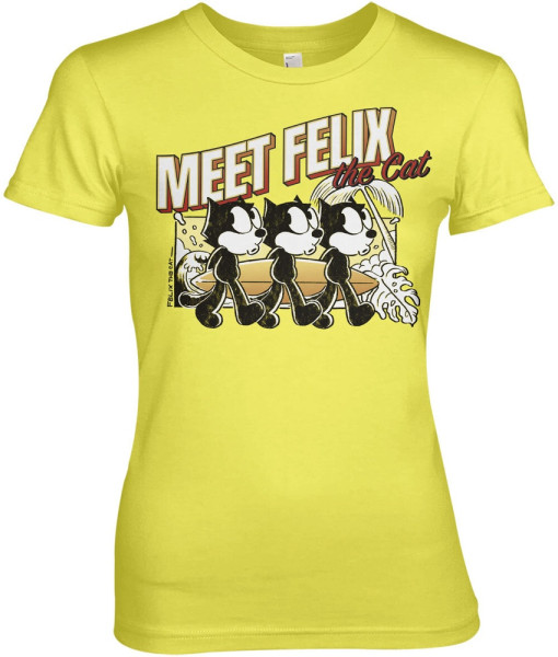 Felix the Cat T-Shirt Meet Girly Tee UV-5-FTC002-H74-6