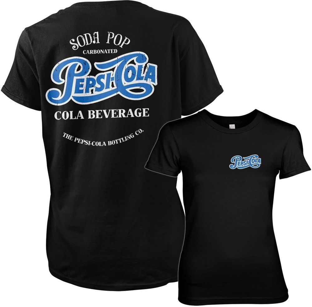 Pepsi Damen Soda Pop Girly Tee IMG-5-PEPS005-H53-15 - Damen