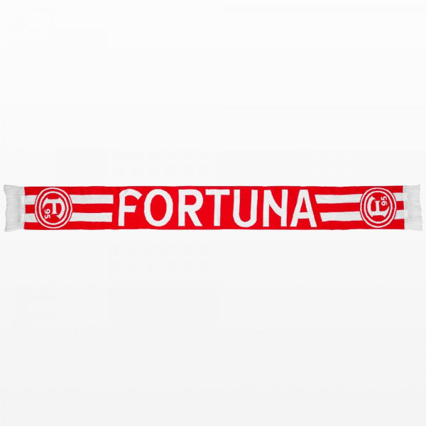 Fortuna Düsseldorf Deluxeschal 1895 Fussball Weiß/Rot