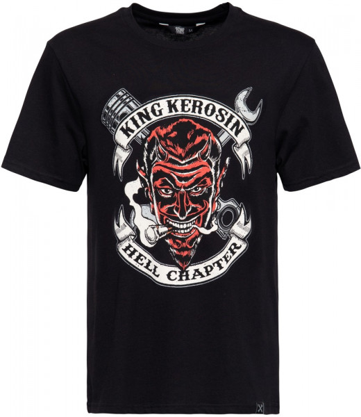 King Kerosin Classic T-Shirt KKI11002 Schwarz