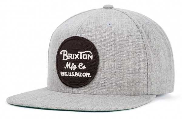 Brixton Cap Wheeler Snapback Heather Grey