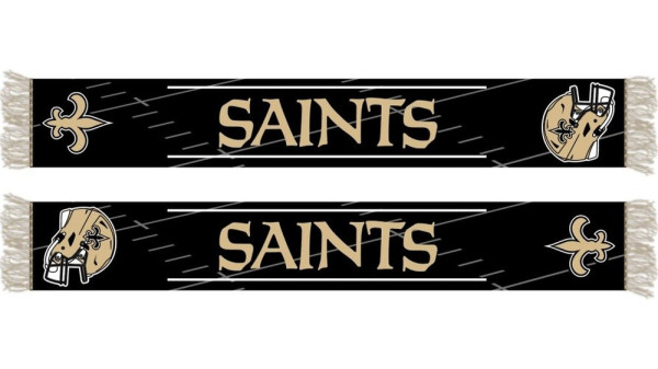 New Orleans Saints HD Knitted Jaquard Scarf